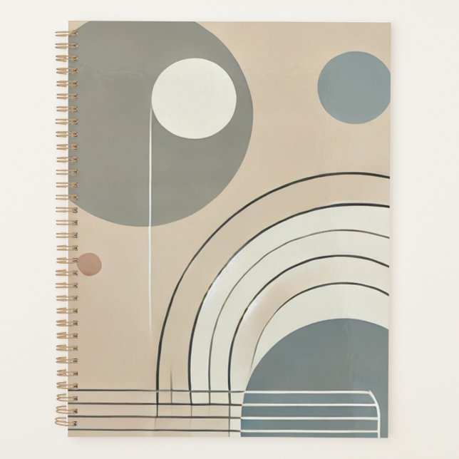 Minimalist Abstract Planner (Front)