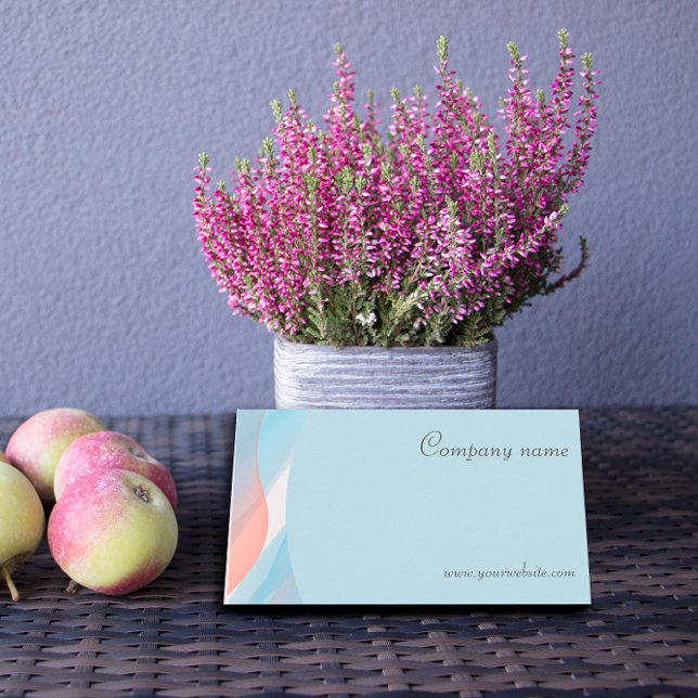 Minimalist abstract QR code pastel Business Card (Creator Uploaded)