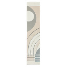 Minimalist Abstract Table Runner