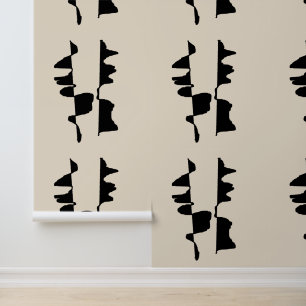 Minimalist Abstract Wallpaper Design - Dual Face