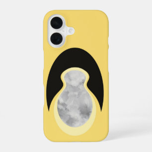 Minimalist Abstract Yellow Cloud-Seed iPhone 16 Case