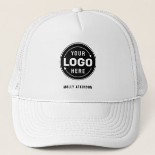 Minimalist Add Your Logo Employee Company Staff Trucker Hat