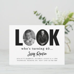 Minimalist Adult Birthday Invitation Adult Party
