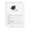 Minimalist Advices graduation party game Card