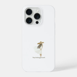 Minimalist Aesthetic Line Art Woman Keep Looking  iPhone 15 Pro Case