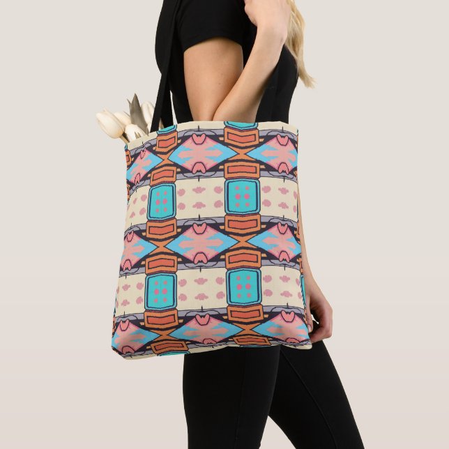 Minimalist Aesthetic Tote Bag Stylish Gift (Close Up)