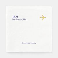 Minimalist Airplane Airline Party White
