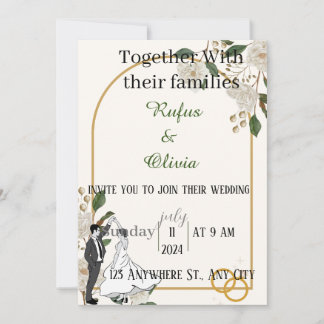Minimalist | All In One Wedding Invitation