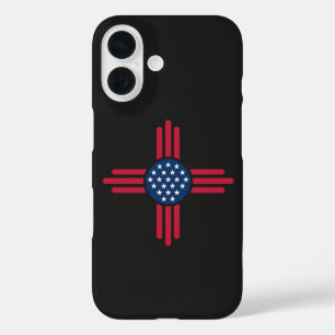 Minimalist American Zia Symbol – Clean Modern USA iPhone 16 Case