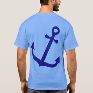 Minimalist Anchor Nautical Design T-Shirt