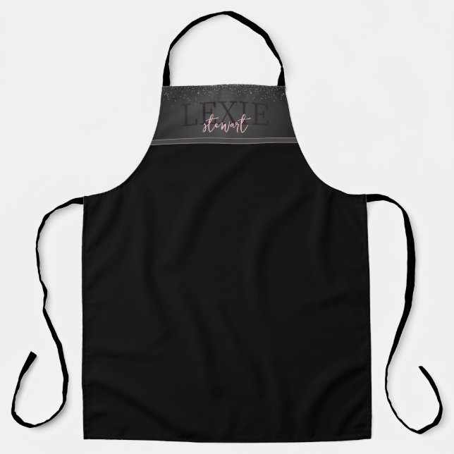 Minimalist and Elegant Hair Stylist  Apron (Front)