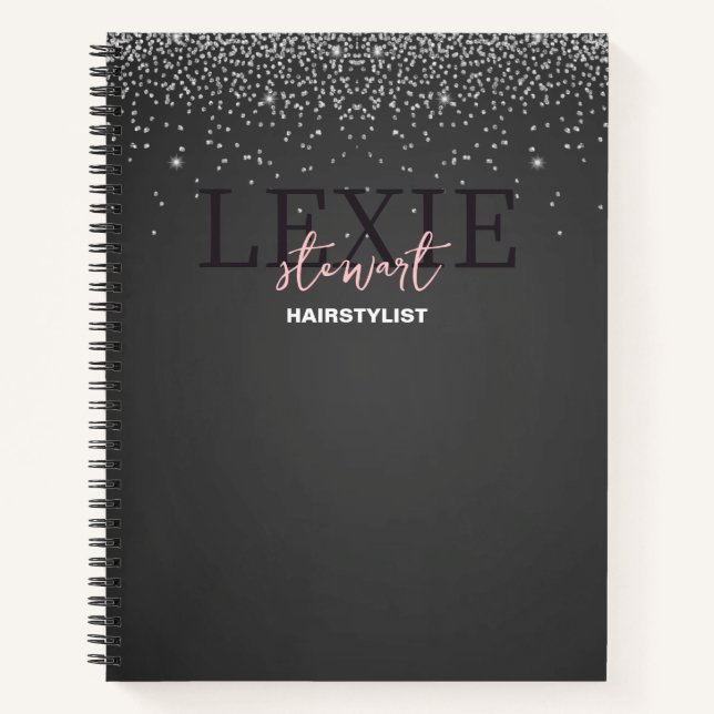 Minimalist and Elegant Hair Stylist Notebook (Front)