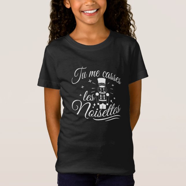 Minimalist and funny: unique hazelnut puzzle T-Shirt (Front)