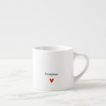 Minimalist and modern Bonjour Espresso Cup<br><div class="desc">This minimal and modern coffee espresso cup is a great addition to your home and a perfect gift for any coffee lover. A simple, stylish mug inspired by Lily Collins in the Netflix series Emily in Paris!</div>