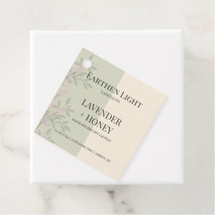 Minimalist and Modern Candle Hang Tag Template