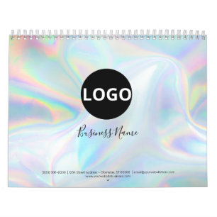 Minimalist and Stylish Holographic Design Calendar