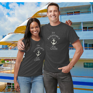 Minimalist  Anniversary Cruise Alaska Personalise T-Shirt