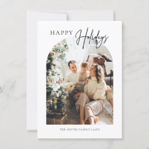 Minimalist Arch Merry Christmas Greetings Card