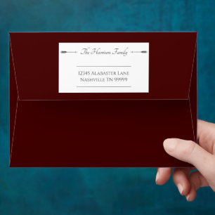 Minimalist Arrows Wedding   Red Envelope