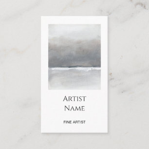 Minimalist Art Photo Artist  Business Card