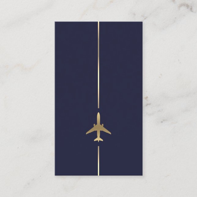 Minimalist Aviation Business Card (Front)