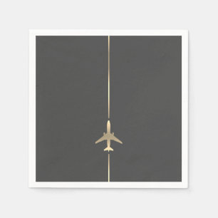 Minimalist Aviation Napkins