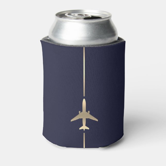 Minimalist Aviation Seltzer Can Cooler (Can Back)