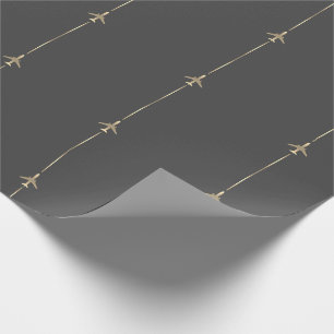 Minimalist Aviation Wrapping Paper