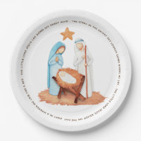 Minimalist Away In A Manger Lyrics Nativity