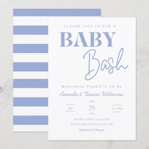 Minimalist Baby Bash Couples Baby Shower Invitation