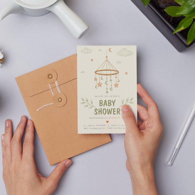 Minimalist Baby Shower Invitation (Creator Uploaded)