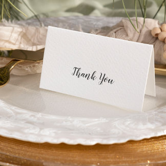 Minimalist Baby Shower Thank You Card