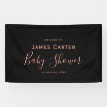 Minimalist Baby Shower Welcome Board