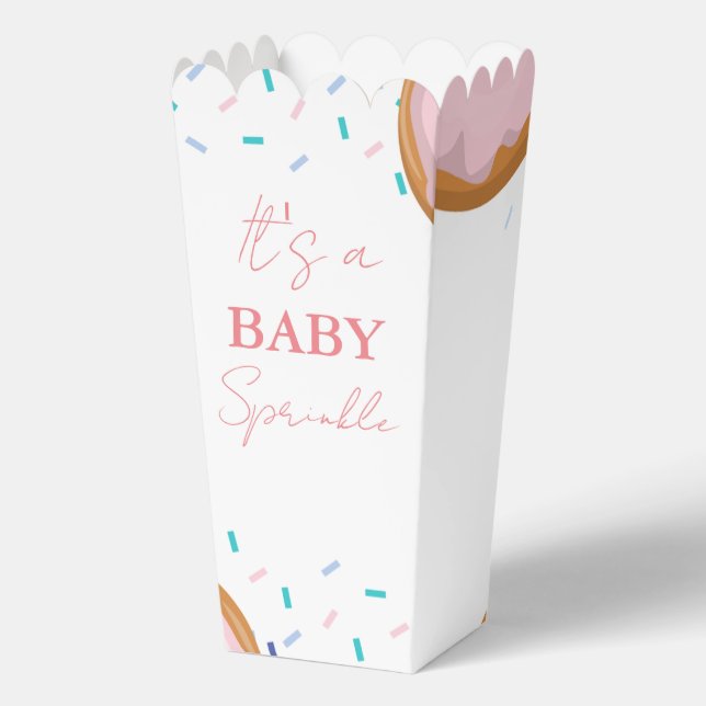 Minimalist Baby Sprinkles Baby shower  Favour Box (Front)