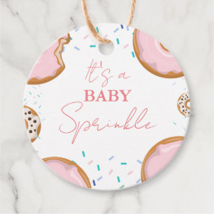 Minimalist Baby Sprinkles Baby shower Favour Tags