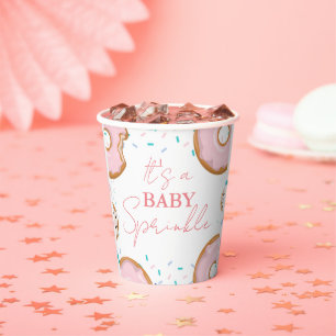 Minimalist Baby Sprinkles Baby shower Paper Cups