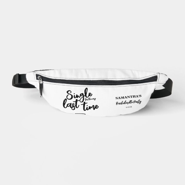 Minimalist Bachelorette Party  Bum Bags (Front)