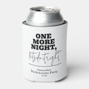 Minimalist Bachelorette Party Can Cooler