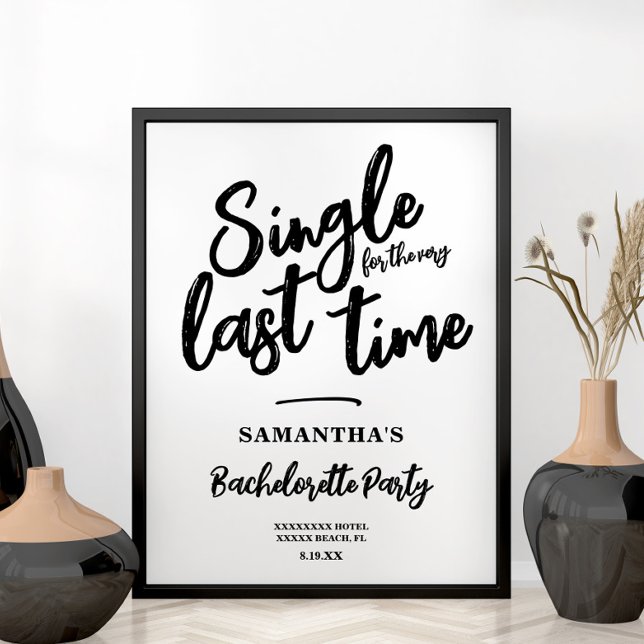 Minimalist Bachelorette Party  Poster (Creator Uploaded)
