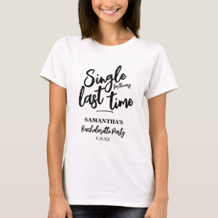 Minimalist Bachelorette Party  T-Shirt