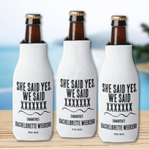 Minimalist Bachelorette Weekend  Can Cooler