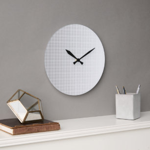 Minimalist Back to School Aesthetic Large Clock