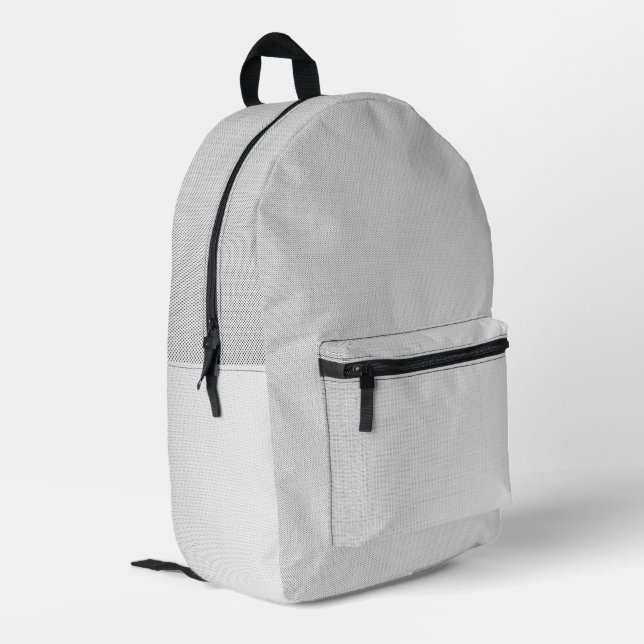 Minimalist Back to School Aesthetic Printed Backpack (Back Corner Left)