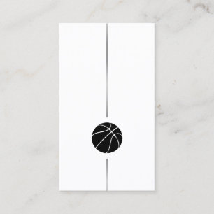 Minimalist Basketball Business Card