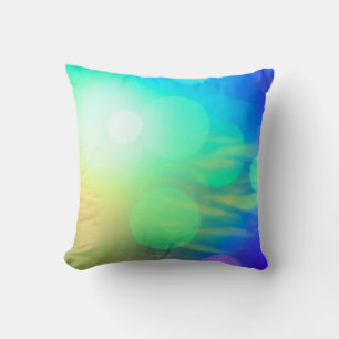 Minimalist Beach and Summer Sky with Sun Sunshine Cushion