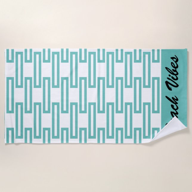 Minimalist beach Towel  (Front)