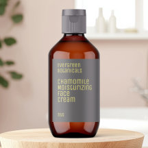 minimalist beauty label - grey and yellow