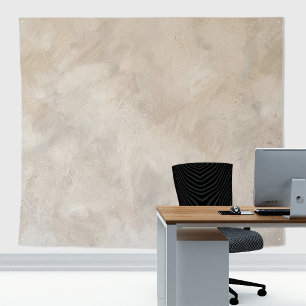 Minimalist Beige Limewash Wall Stone texture Tapestry