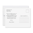 Minimalist Best Day Ever Photo Wedding Thank You 