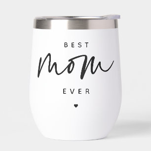Minimalist Best Mum Ever elegant Script Typography